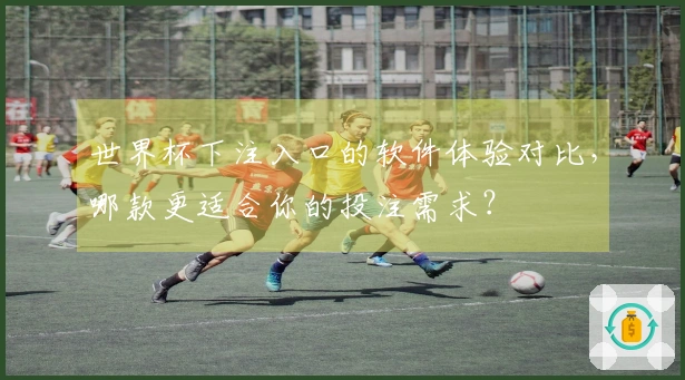 世界杯下注入口的软件体验对比，哪款更适合你的投注需求？